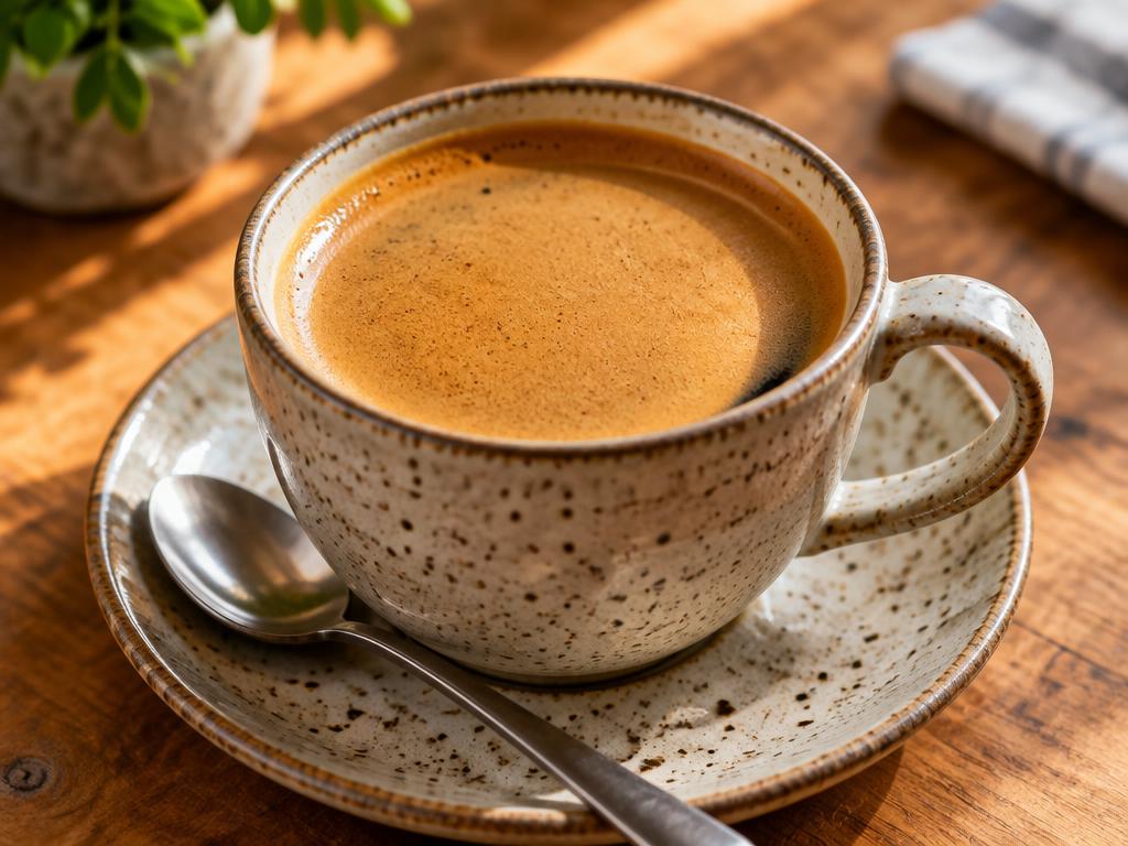 Cup of fresh coffee