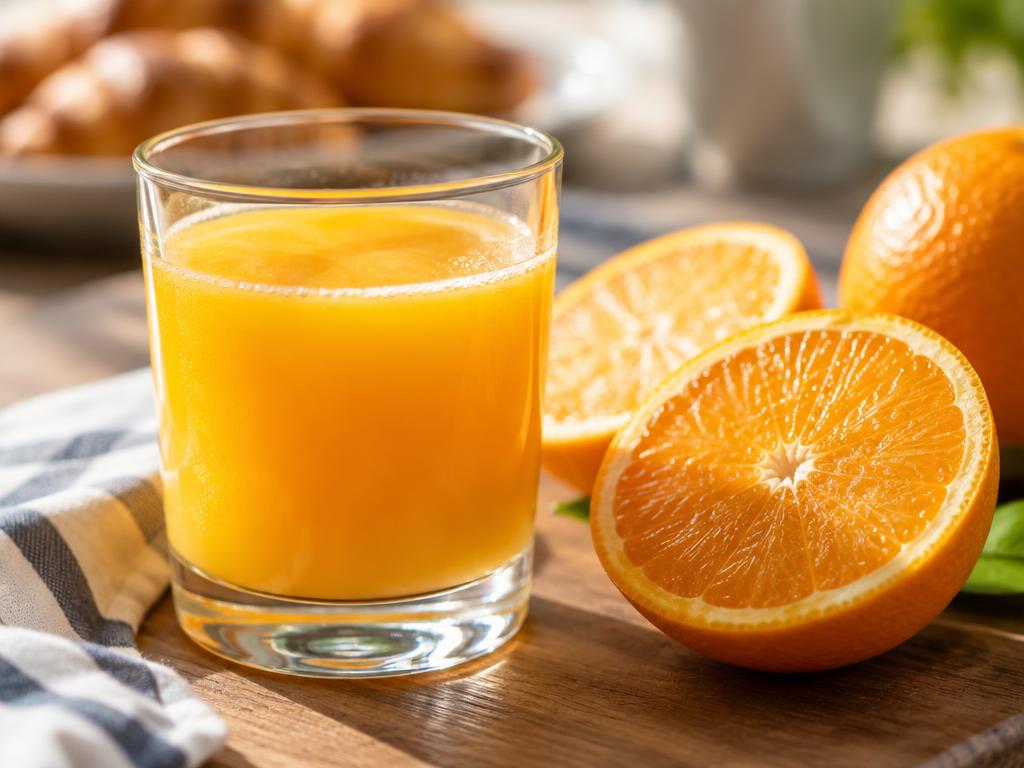 Freshly squeezed orange juice